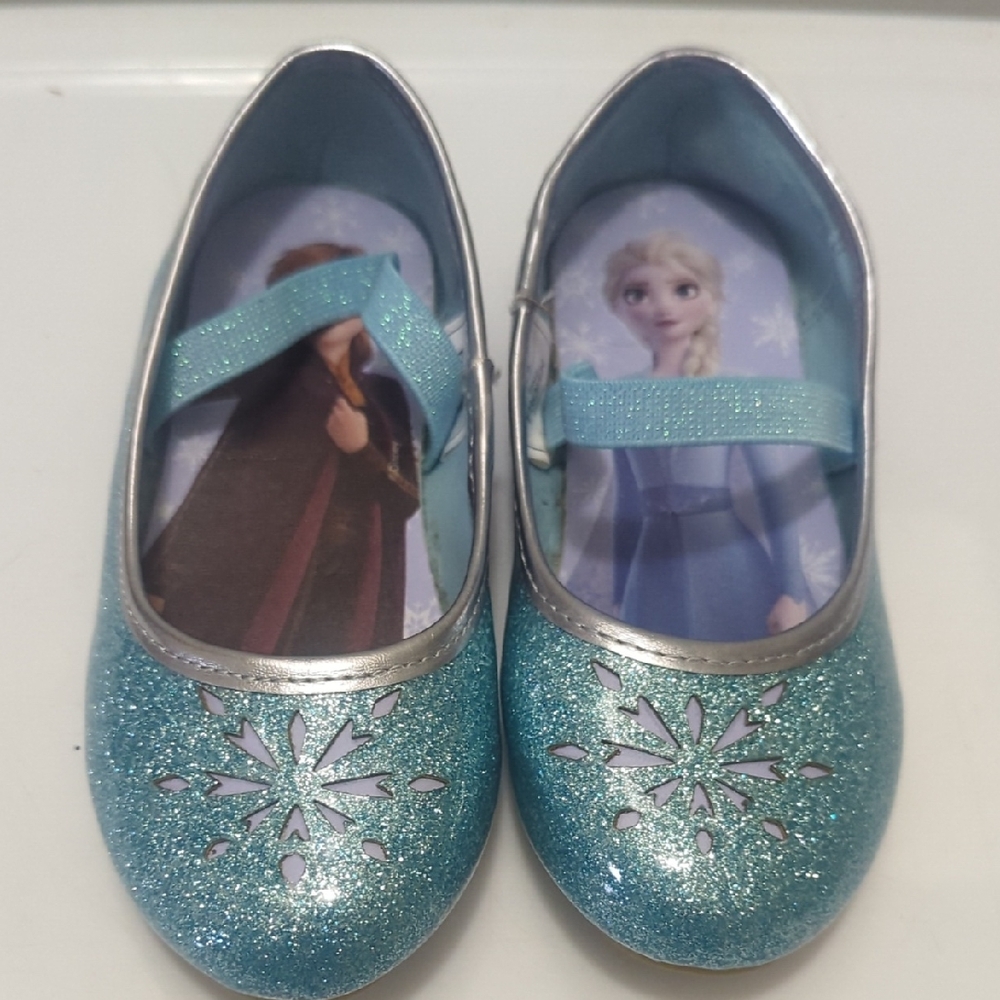 Disney Frozen Glittery Blue Shoes
